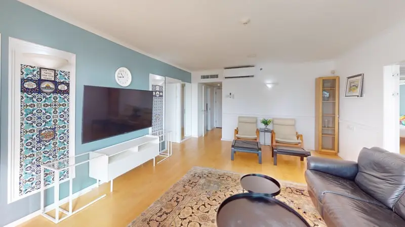 סיור וירטואלי 360° - דירת יוקרה - חוף תל אביב, מקובקי שירותי מדידה